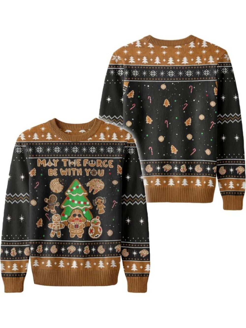Funny Ugly Christmas Sweater Knit Pullover for Men & Women - Holiday Party Wear